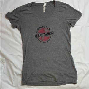 Planet Rock Gray Graphic Tee
